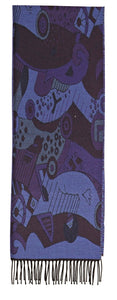 Scarf with "Picasso Type" Motif