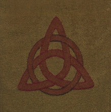 Shawl in Red with Celtic Motif