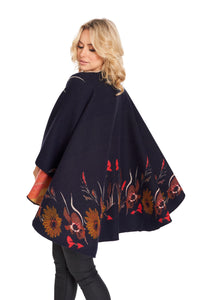 Shawl with Floral Motif