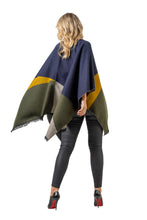 Shawl with Colour Block Design
