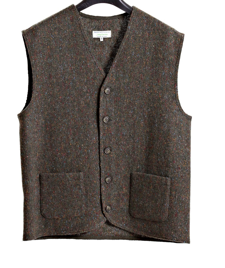 Man's Waistcoat in Donegal Tweed