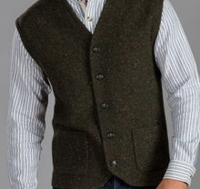 Man's Waistcoat in Donegal Tweed