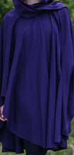 Knee Length Cape in Cashmere/Wool with Convertible Hood