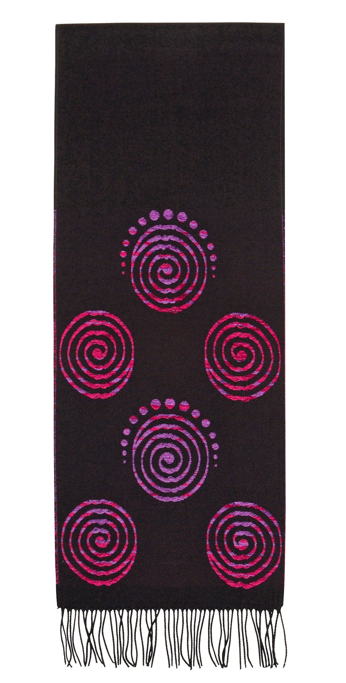 Scarf with Celtic Spiral Motif