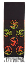 Scarf with Celtic Triskele Motif