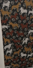 Scarf with Dog Motif