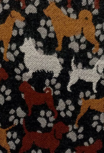 Scarf with Dog Motif