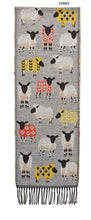 Scarf with Sheep Motif