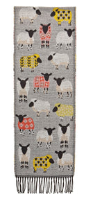 Scarf with Sheep Motif
