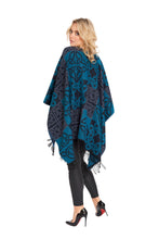 Fringed Shawl with Celtic Motif