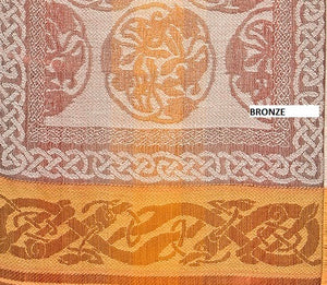 Micro Acrylic Scarf with Celtic Motif