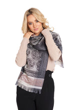 Micro Acrylic Scarf with Celtic Motif