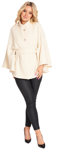 Short Cape with Belt