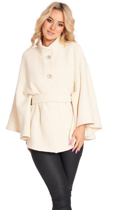 Short Cape with Belt