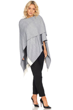 Fringed Shawl in Pepper/Salt Design
