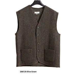 Man's Waistcoat in Donegal Tweed