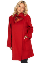 Shortie Coat With Check Interior