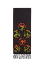 Scarf with Celtic Triskele Motif
