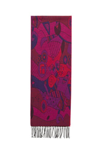 Scarf with "Picasso Type" Motif