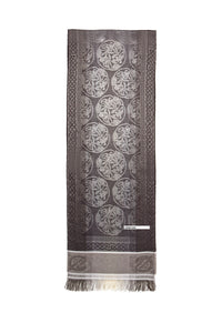 Micro Acrylic Scarf with Celtic Motif