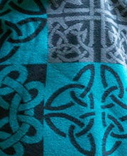 Fringed Shawl with Celtic Motif